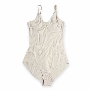 MAIDENFORM Women’s Nude Beige Shapewear Bodysuit Size Large